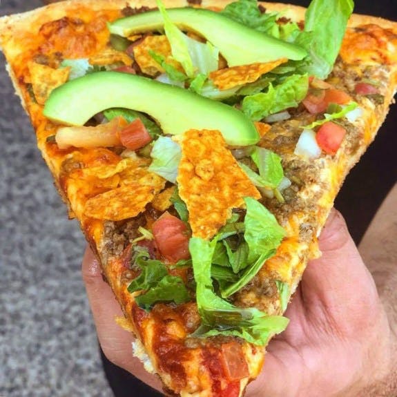 The Bowery Craft Beer & Pizza in Fullerton Taco Pizza